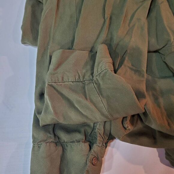 La Belle Roc Jumpsuit Womens Small Green Rocawear Long Zipper Pockets One Piece - Picture 9 of 14